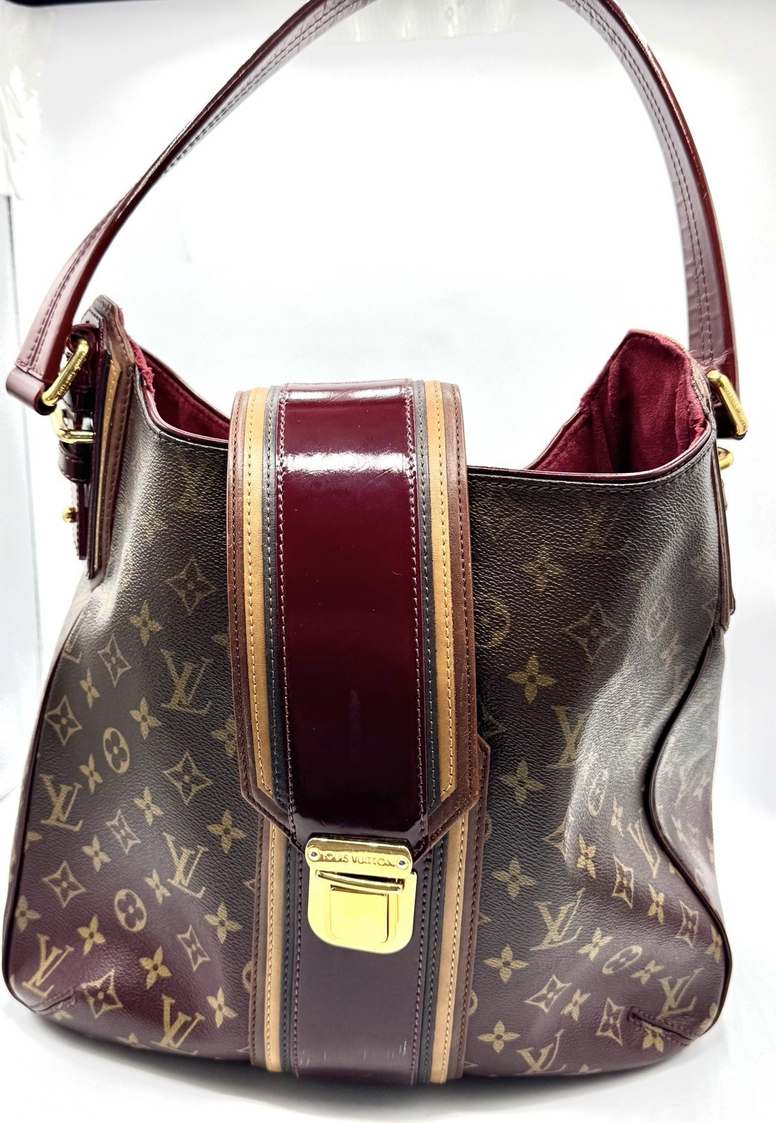 Authentic Louis Vuitton ARTSY Monogram Mirage Musette Brown M40249