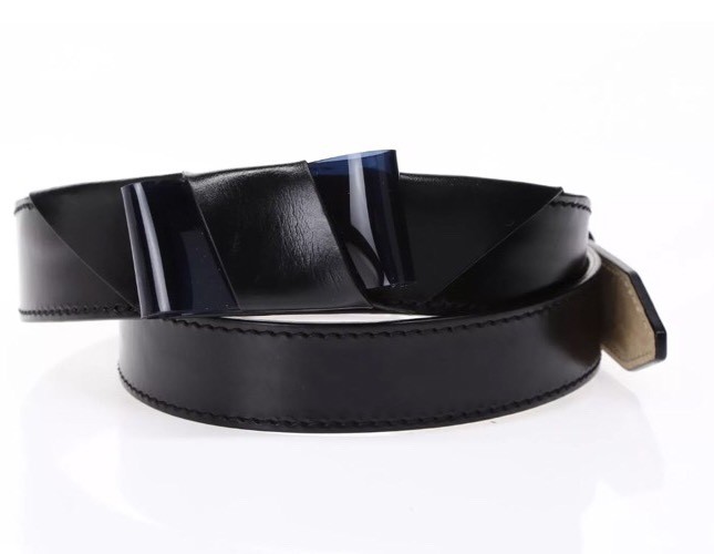 Burberry Rothly Women’s Black Prorsum Bow Belt Sz 28/70 L37827