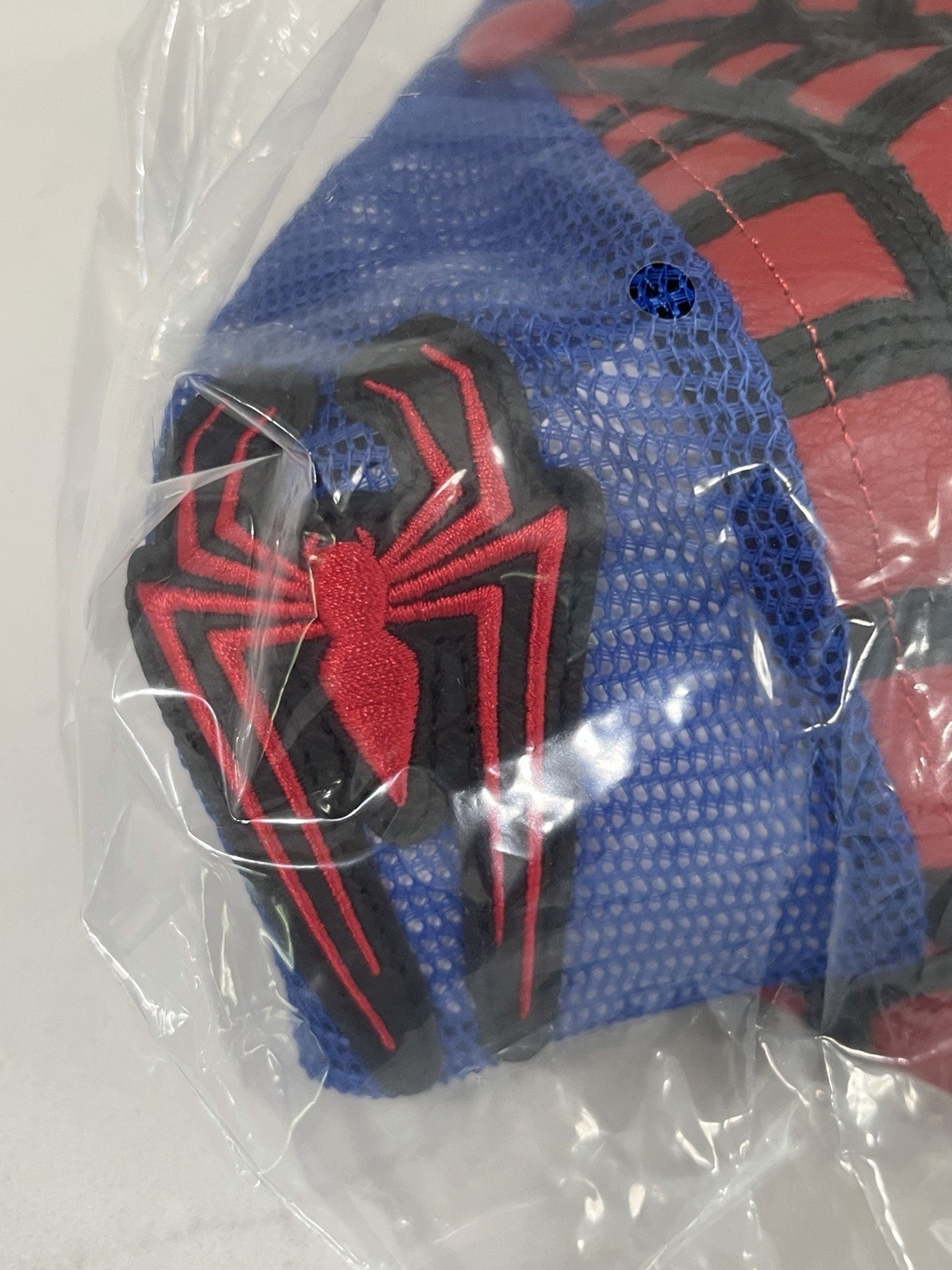 Supreme x Vanson Leathers Spider-Man Mesh Back 6-Panel Hat Red SS26 NEW