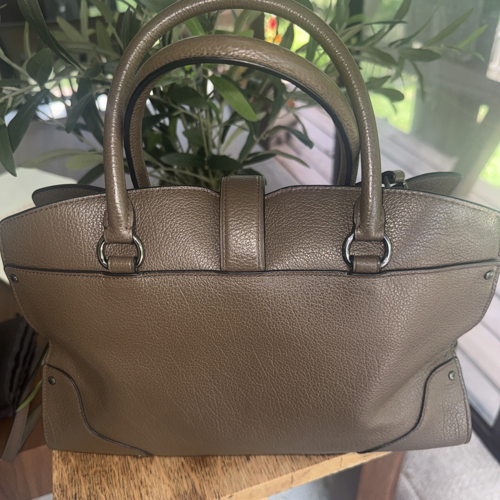 COACH Mercer 30 Grain Leather Crossbody Satchel Purse