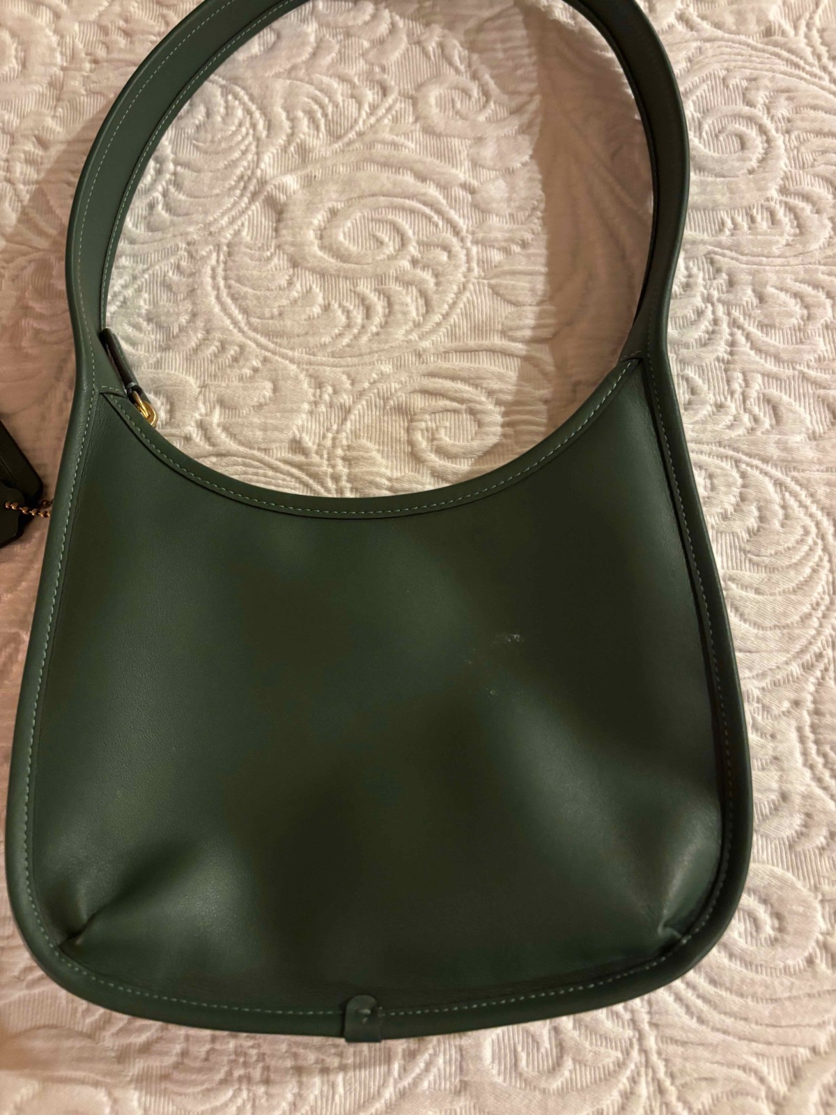 Coach Curve Zip Bag in Hunter Green