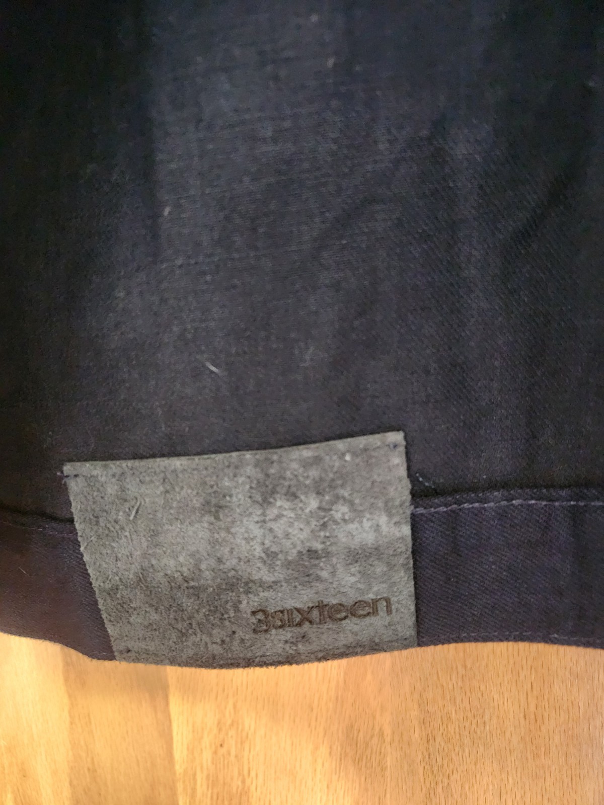 3 Sixteen Men’s Medium Denim Jacket 14 oz Shadow Selvedge Raw Indigo