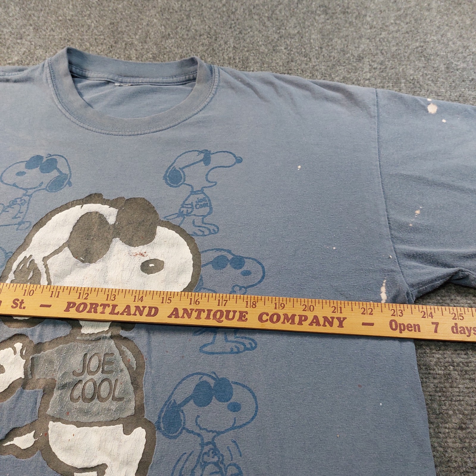 Vintage Snoopy Shirt Peanuts Joe Cool Blue Cartoon Graphic