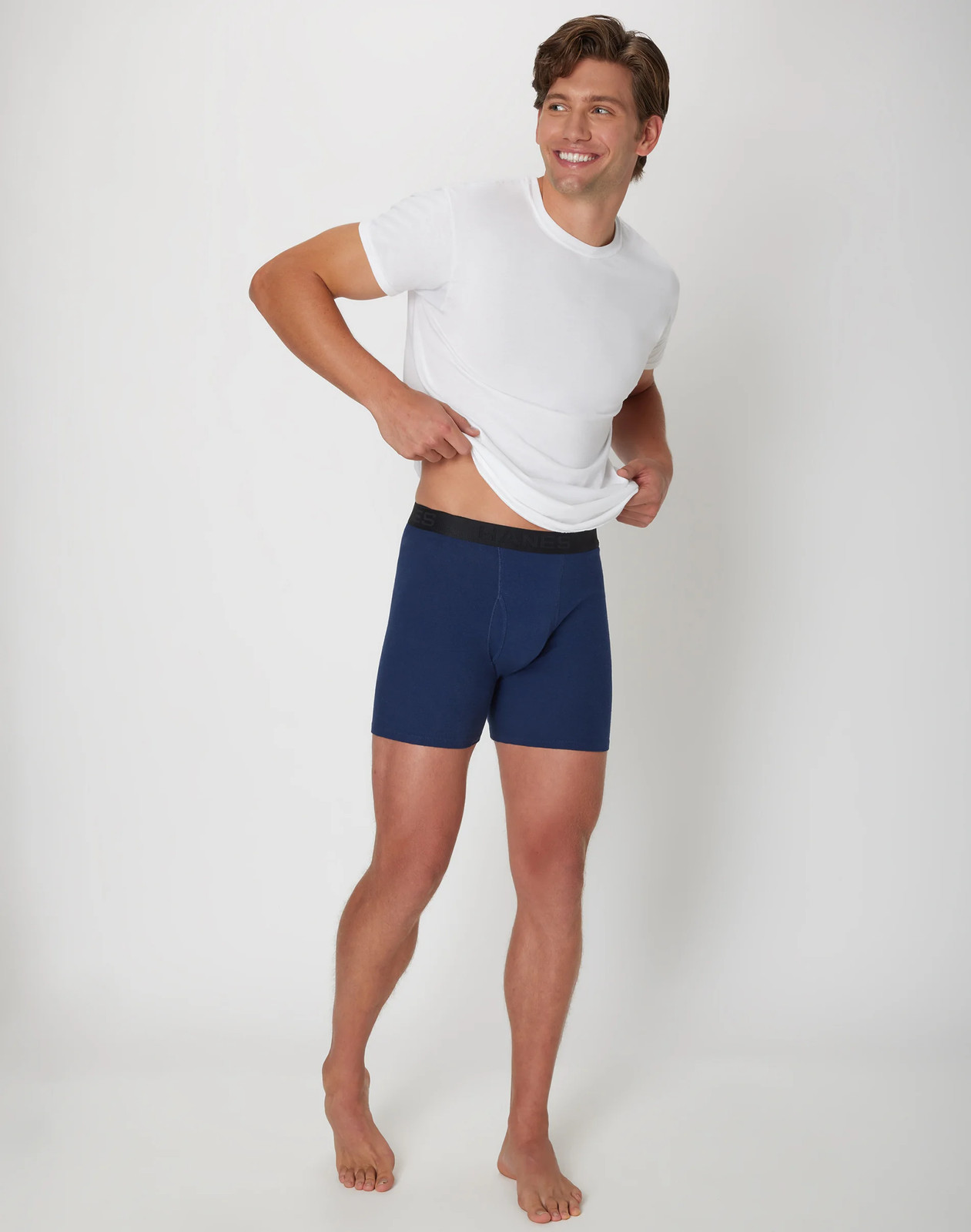 Hanes Boxer Briefs 5-Pack Underwear Ultimate Mens Soft Breathable Tagfree Cotton