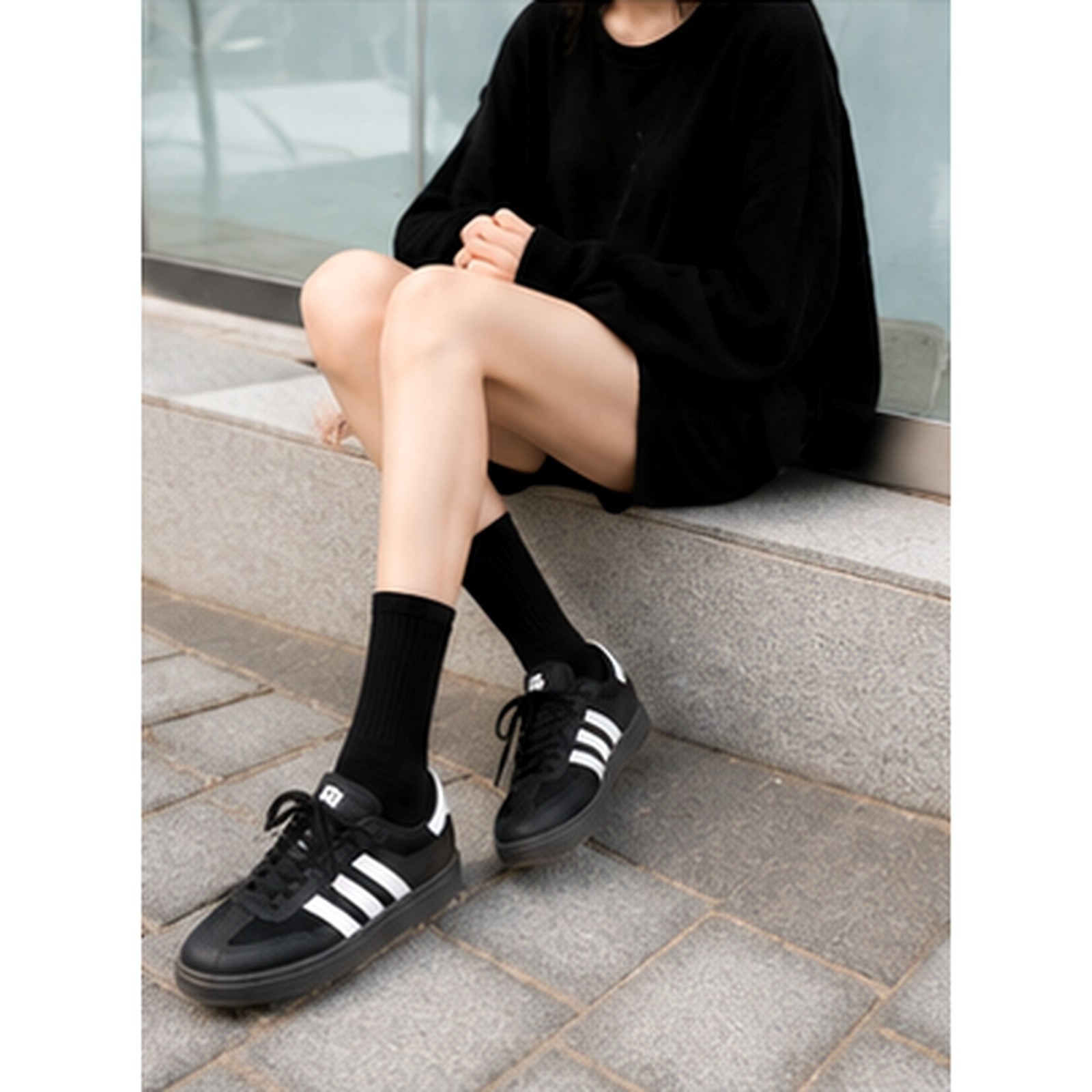 Women High Rib Crew Socks 10 Pairs Cotton Cushioned Odor Free Athletic Casual