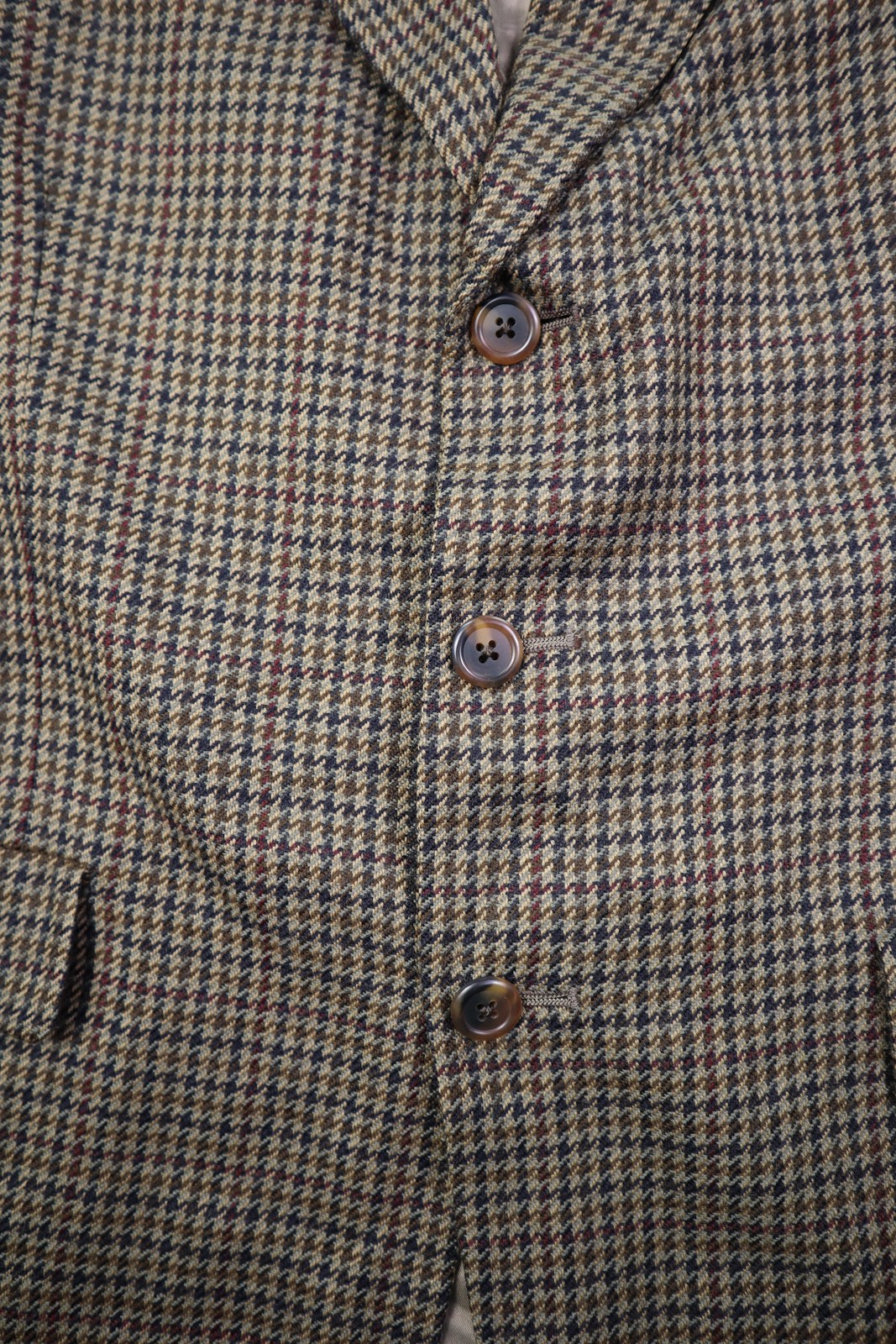 Tommy Hilfiger Sport Coat Men’s Medium Hounds Tooth Tweed 3 Button Notch Lapel