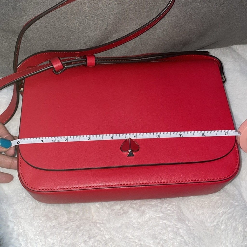 Leather handbag Kate Spade Red in Leather New without tags.