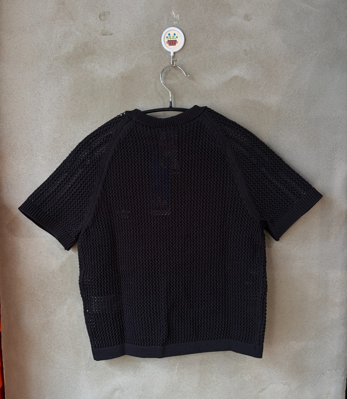 adidas Originals Crochet Knit T-shirt Women Casual Lifestyle Tee AsiaFit KC6481