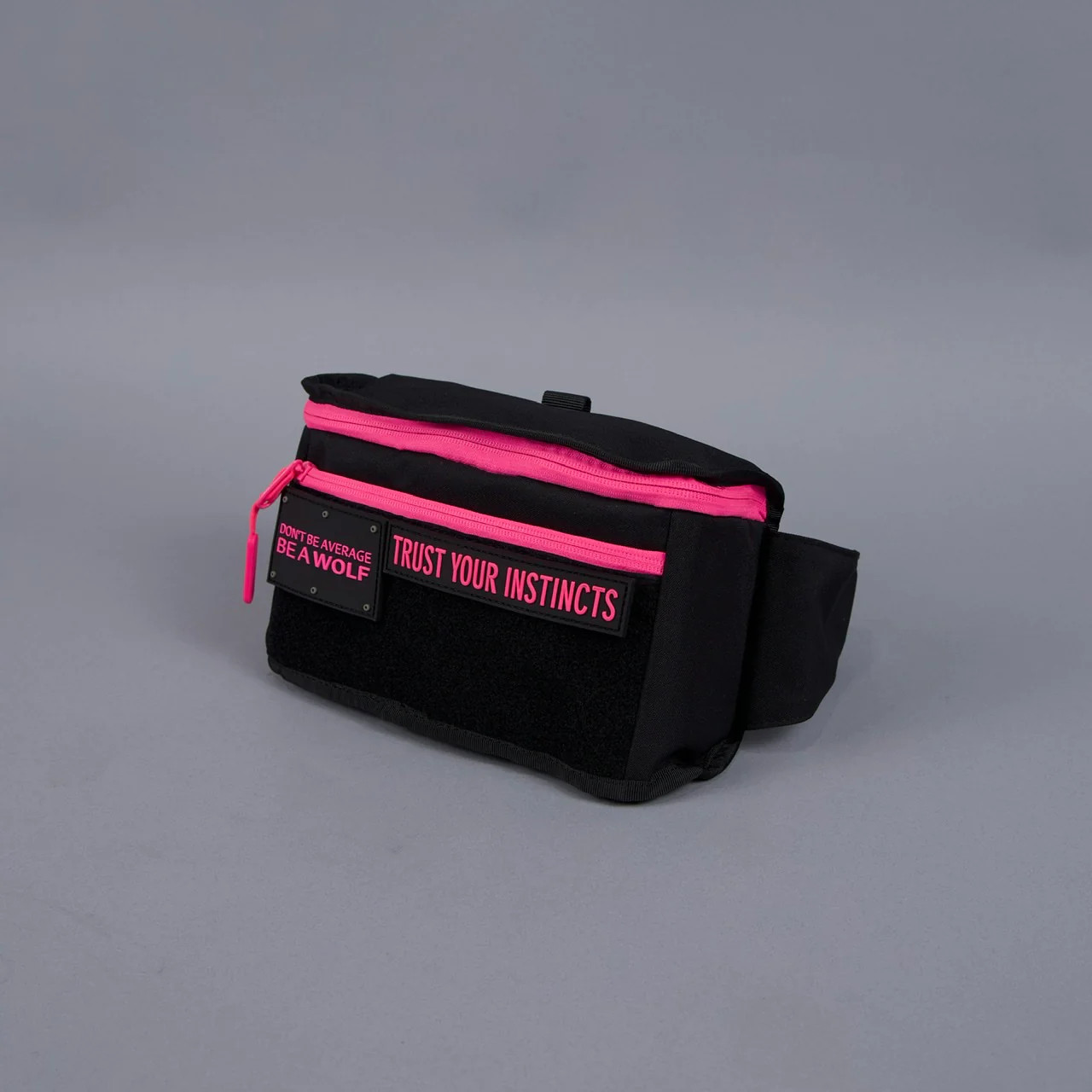 Fanny Pack Black Neon Pink