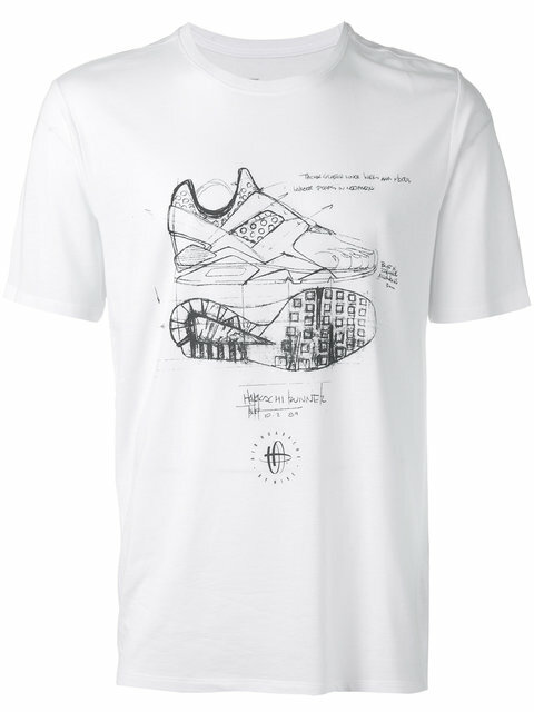 Nike Huarache Sketch Tri-Blend T-Shirt White/Black Men’s Medium Large XL 2XL