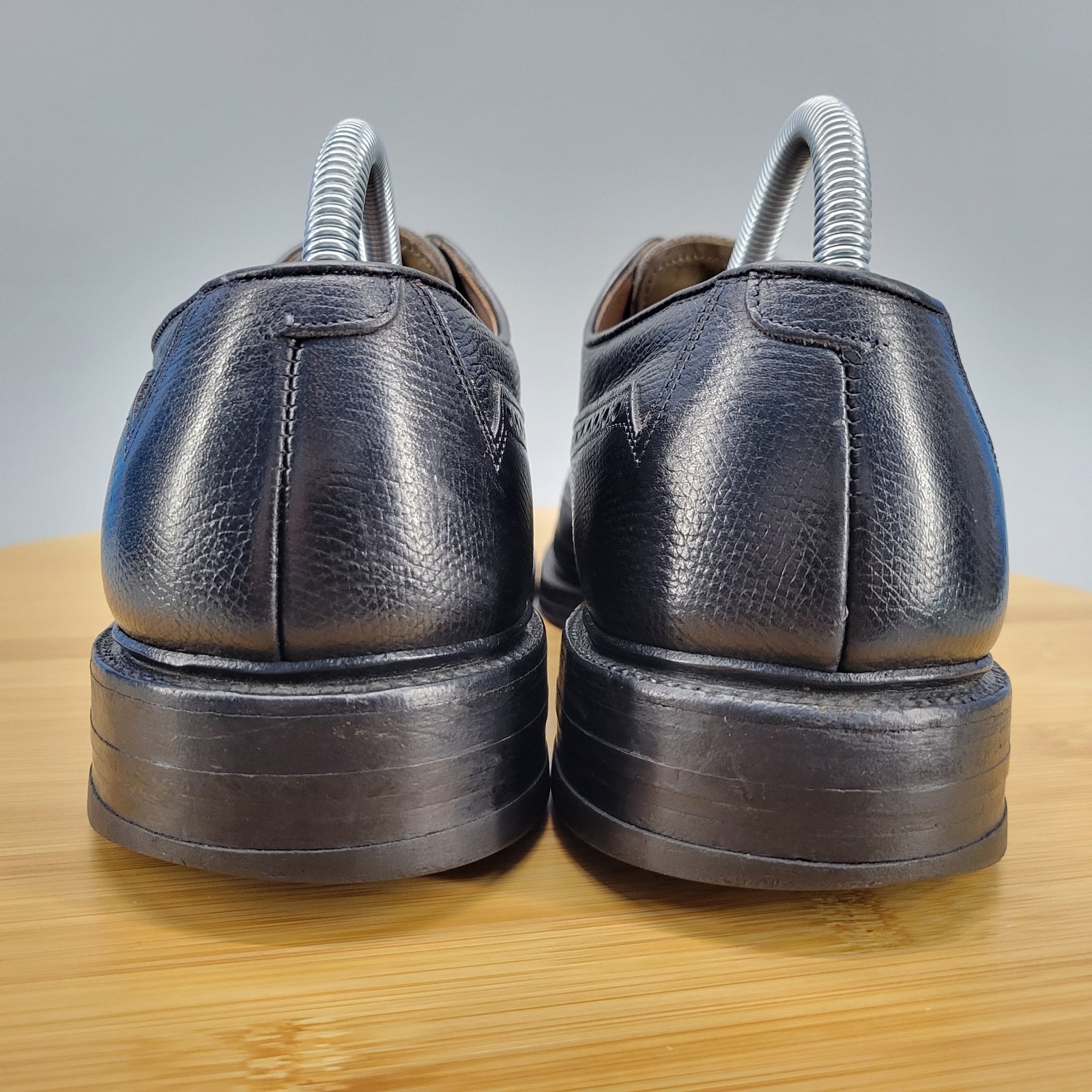 Allen Edmonds Baltic Ostendo Mens Size 8.5 C Brogue Wingtip Oxford Dress Shoes