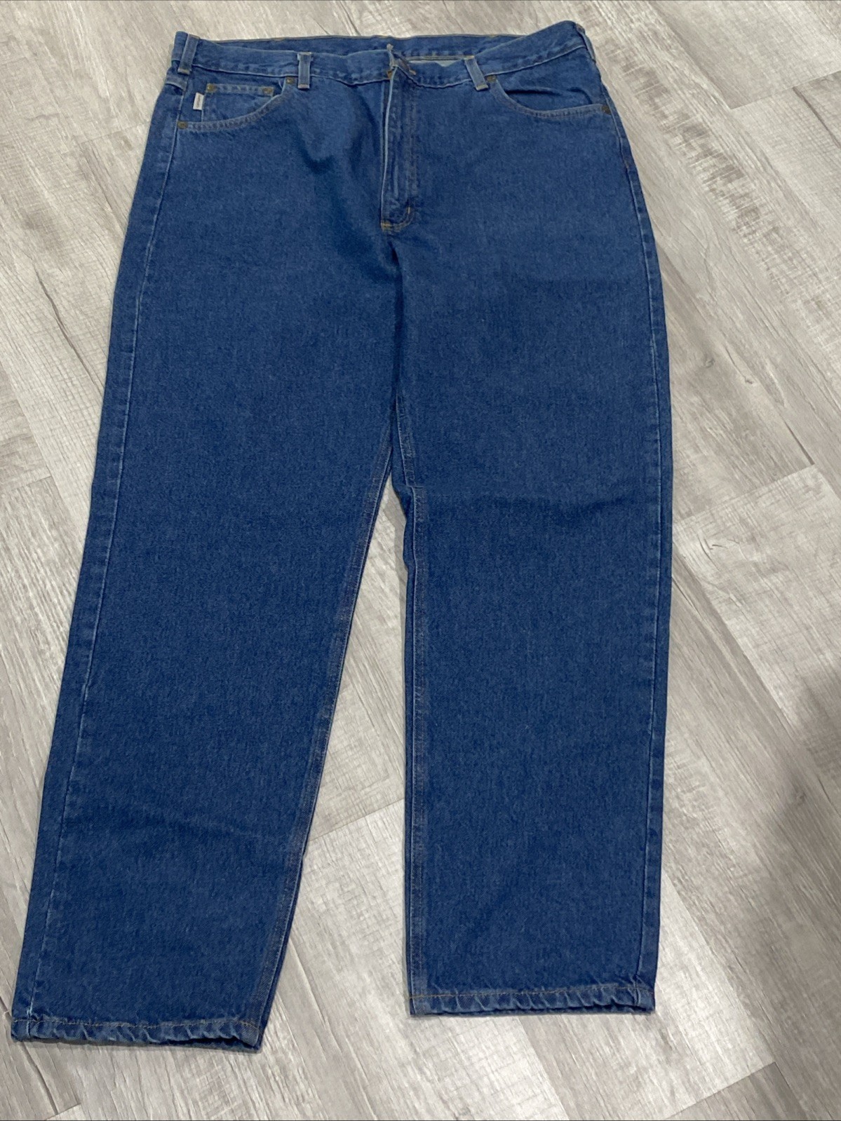 Carhartt B17 DST Relaxed Fit Tapered Leg Jeans Men’s 40 x 34 Dark Stonewash Blue