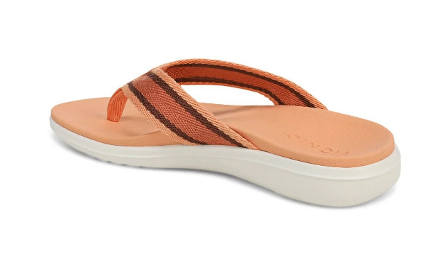 Vionic Beach Indigo Toe Post Sandal, Shell Coral Multi