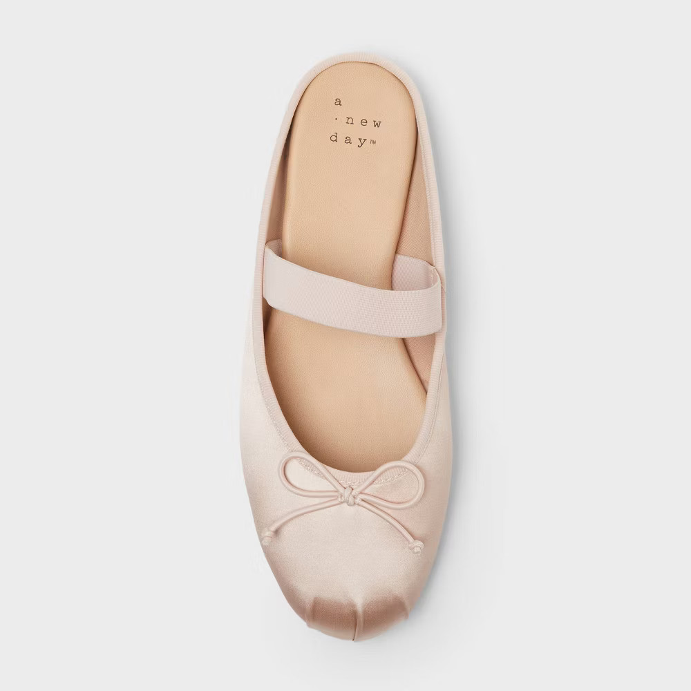Women Imani Satin Ballet Mules – A New Day Pink 11