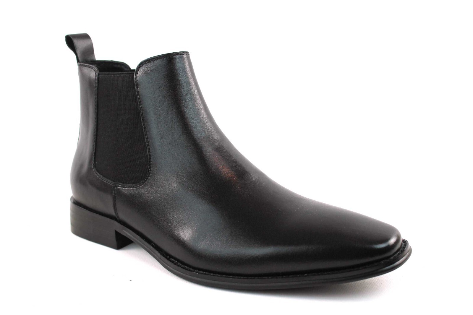 Men’s Chelsea Boots Genuine Real Leather Suede Almond Toe Pull On Dress Quality