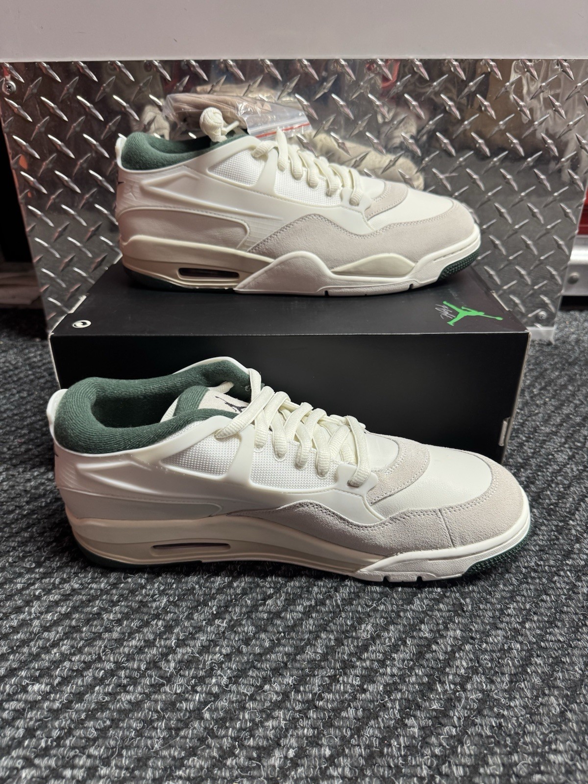 🔥 Nike Air Jordan 4 RM ‘Light Cream Midnight Green’ FQ7939 105 Men’s Size 13