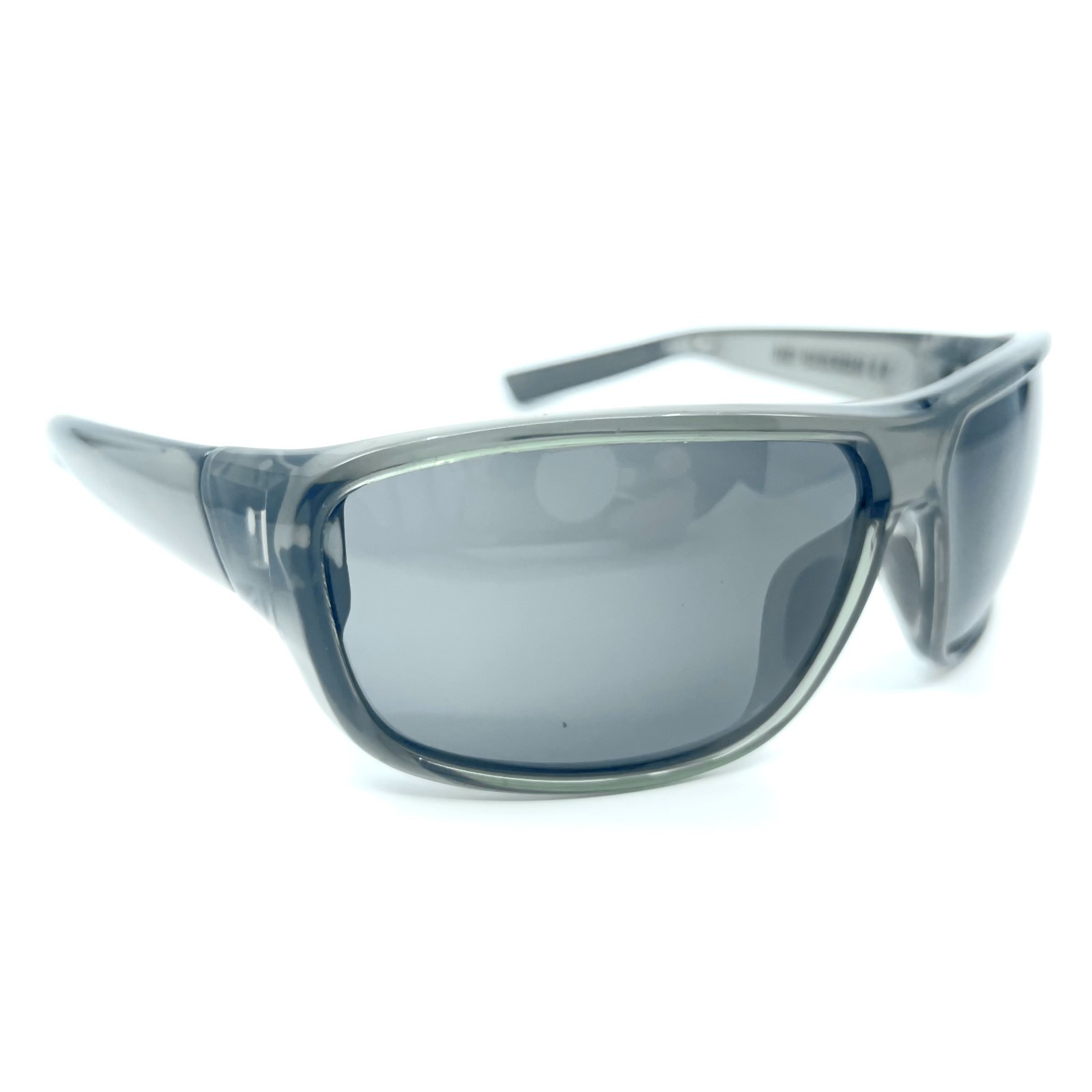 Nike Mercurial 8.0 EV0781 011 Clear Grey Sunglasses 65-15-130 Wrap Sport Eyewear
