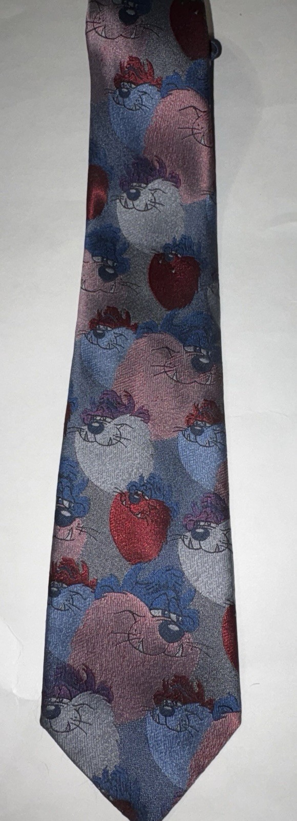 Vintage 1992 Looney Tunes Taz Tasmanian Devil Necktie Balancine Warner Bros