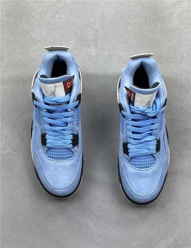 DS CT8527 400 Air Force One Jordan 4 University Blue Men’s Sneakers