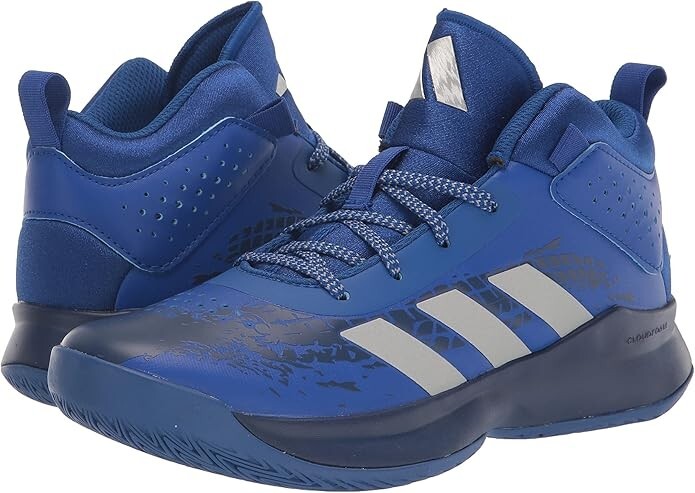 Adidas Size 11.5K Cross Em Up 5 Blue Wide Width Basketball Shoes NWT and Box