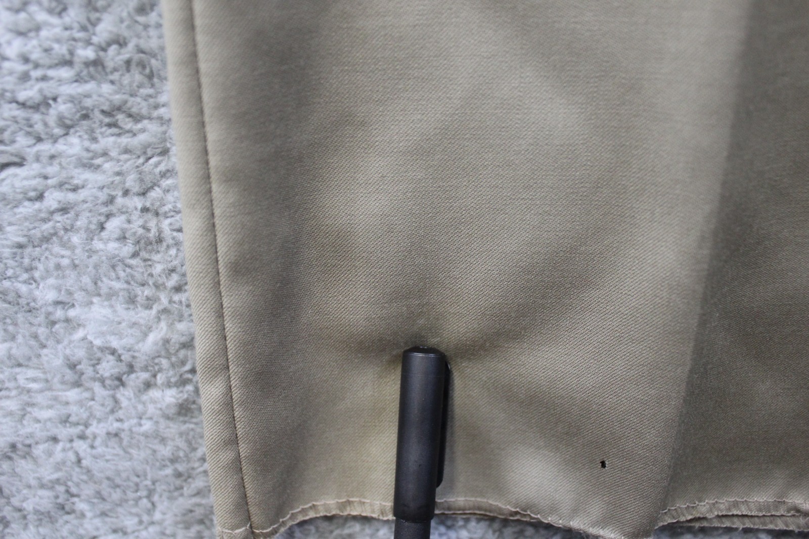 Neiman Marcus 38W Men’s Beige Wool Straight Solid Dress Suit Trousers Pants New