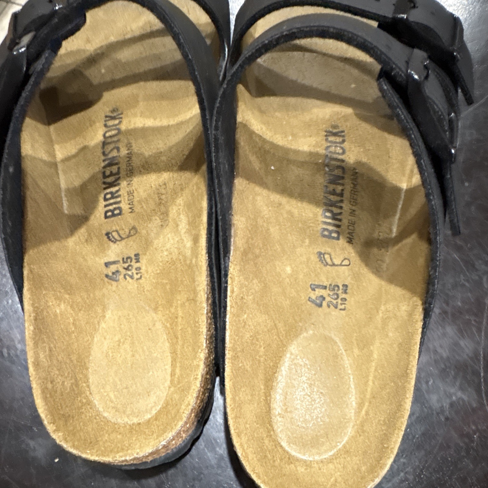 Birkenstock Arizona Men’s Black Slide Sandals EU 41 US 8