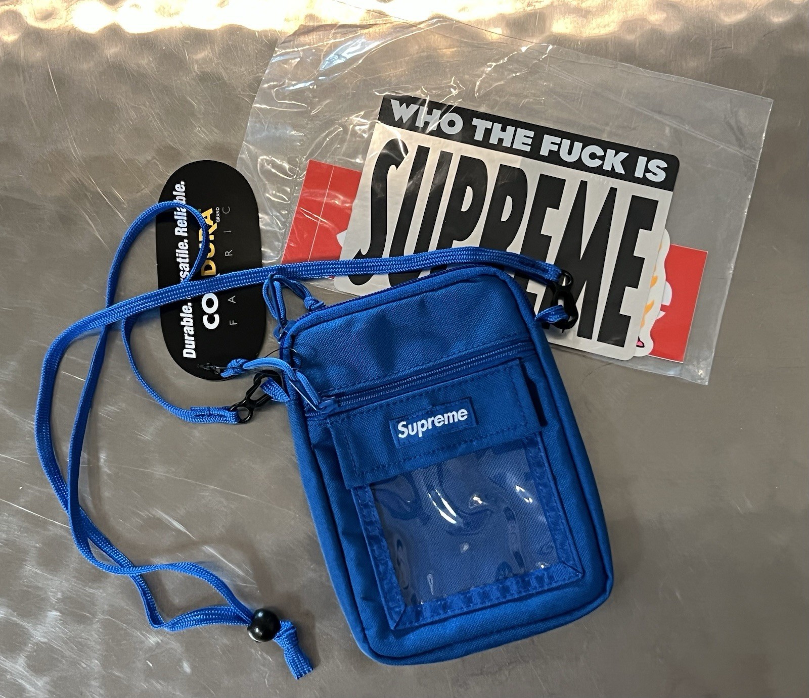 Supreme Utility Pouch From Spring/Summer ’19 (SS19) Collection In Royal Blue Men