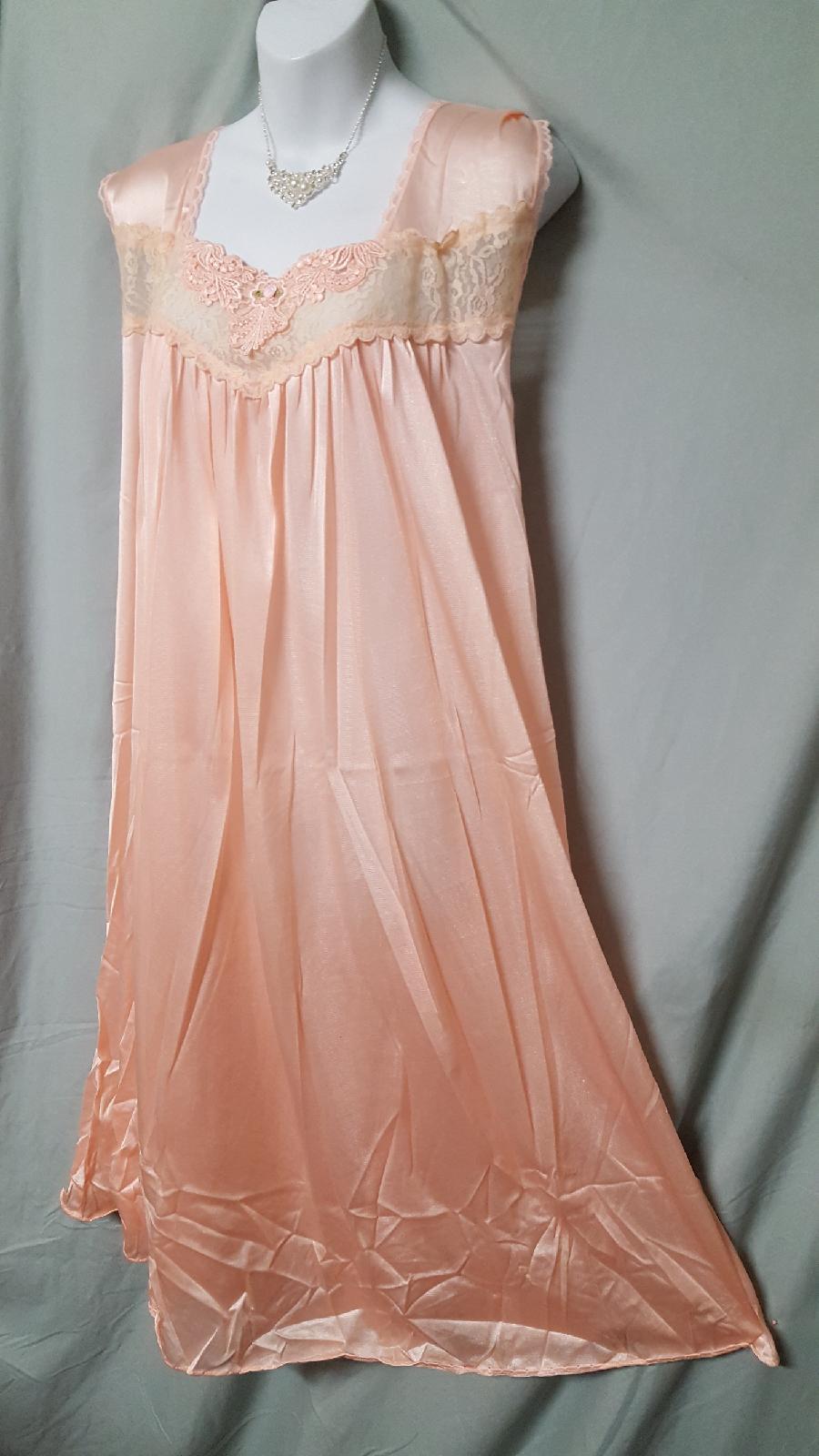 Woman Within Nightgown Pink Blue Green Purple Sleeveless M L 1X 2X 3X 4X 5X
