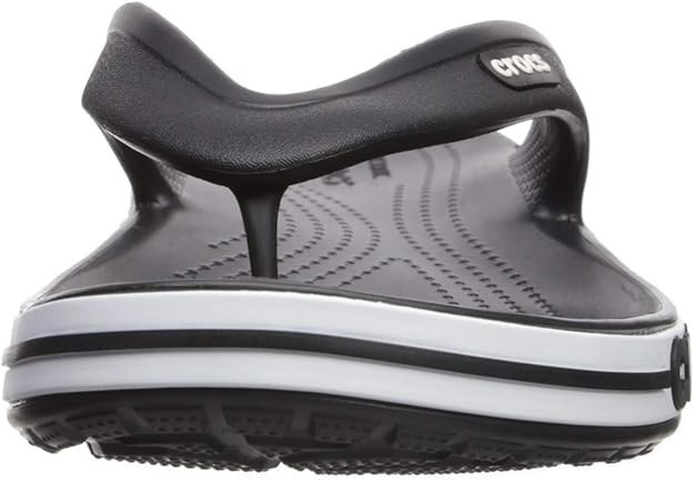CROCS Unisex Bayaband Flip Flop Sandal, Black, M9/W11 – Brand New