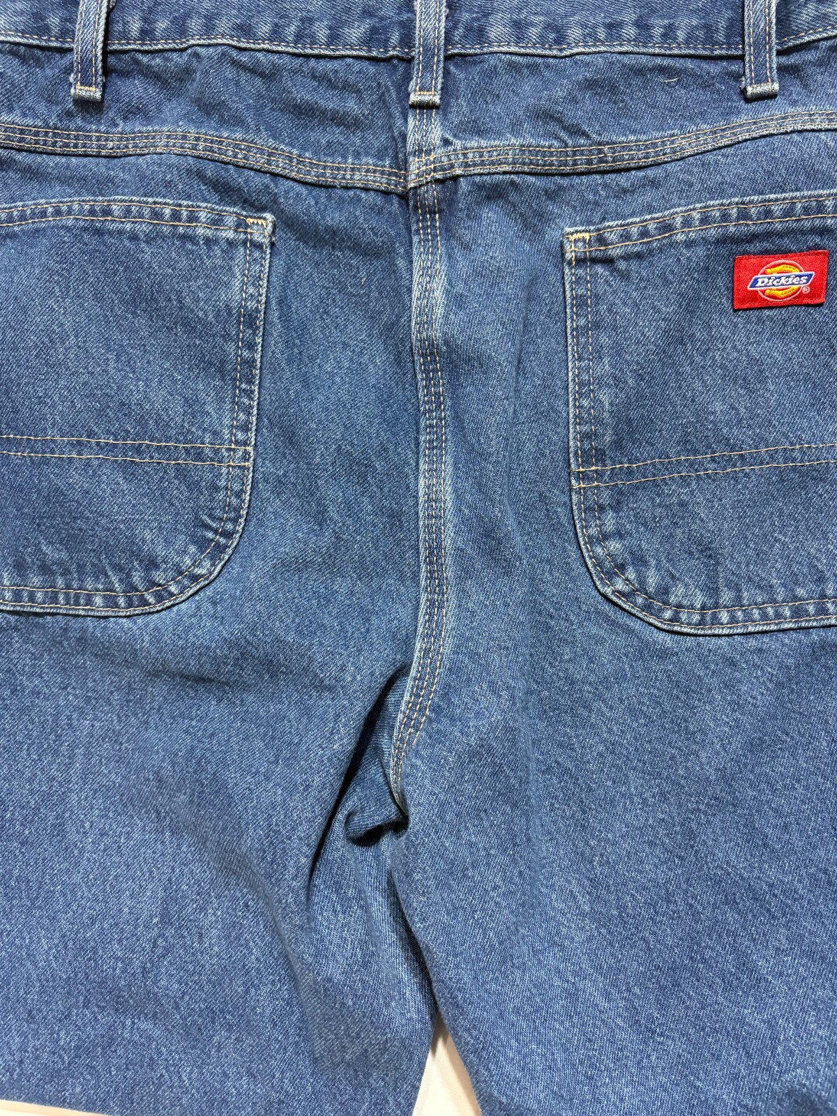 Dickies Carpenter Jeans Mens 36×30 Blue Denim Workwear Baggy Skater Pants