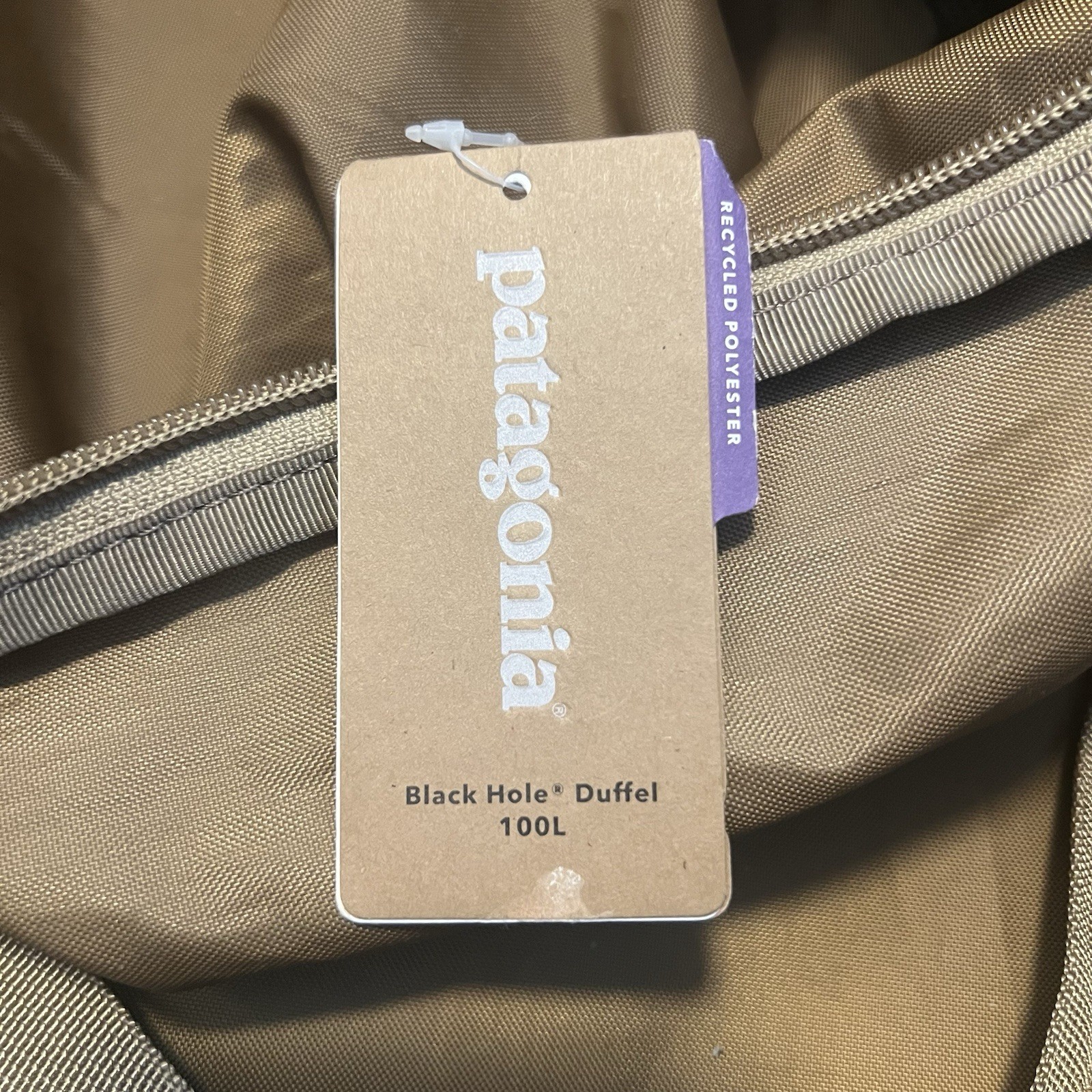Patagonia Black Hole Duffel Bag 100L Coriander Brown Style No. 49352