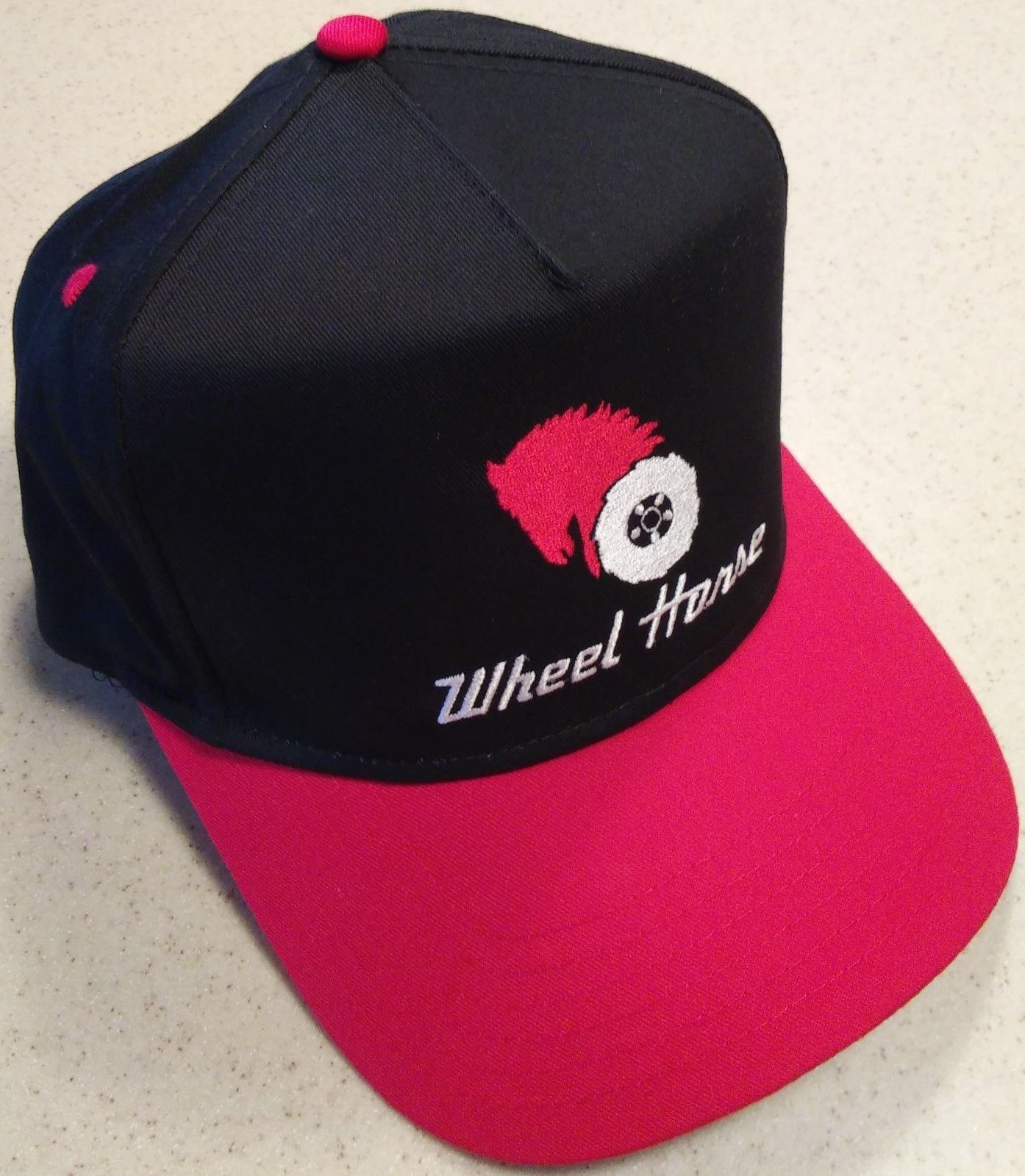 Wheel Horse Logo Embroidered Solid or Mesh Hat (6 colors)