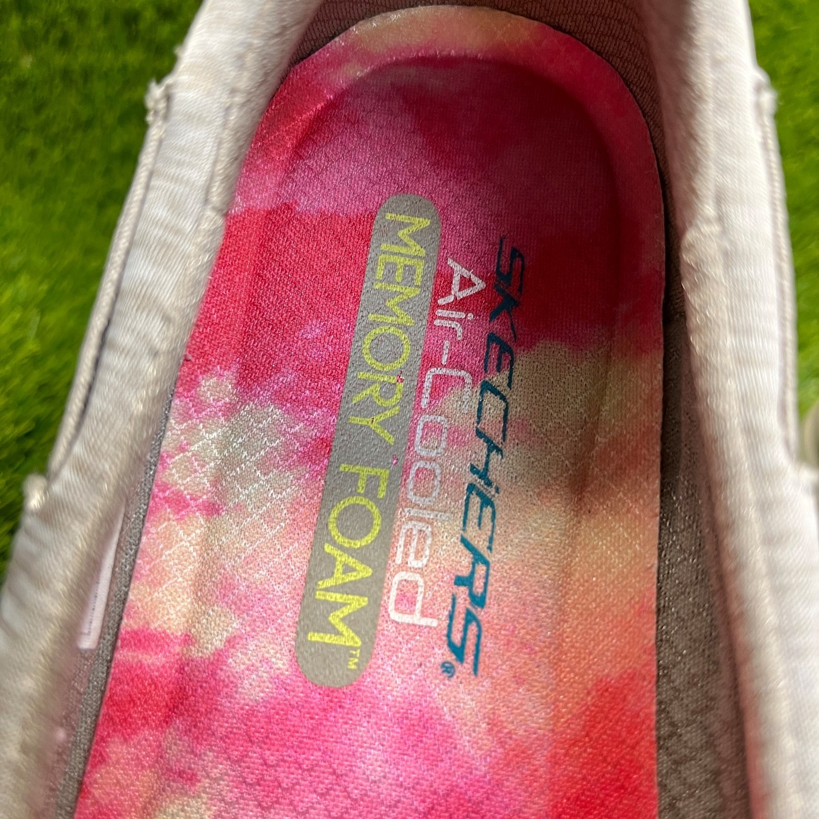 Skechers Microburst Topnotch Womens Size 10 Taupe Casual Walking Flats Shoes