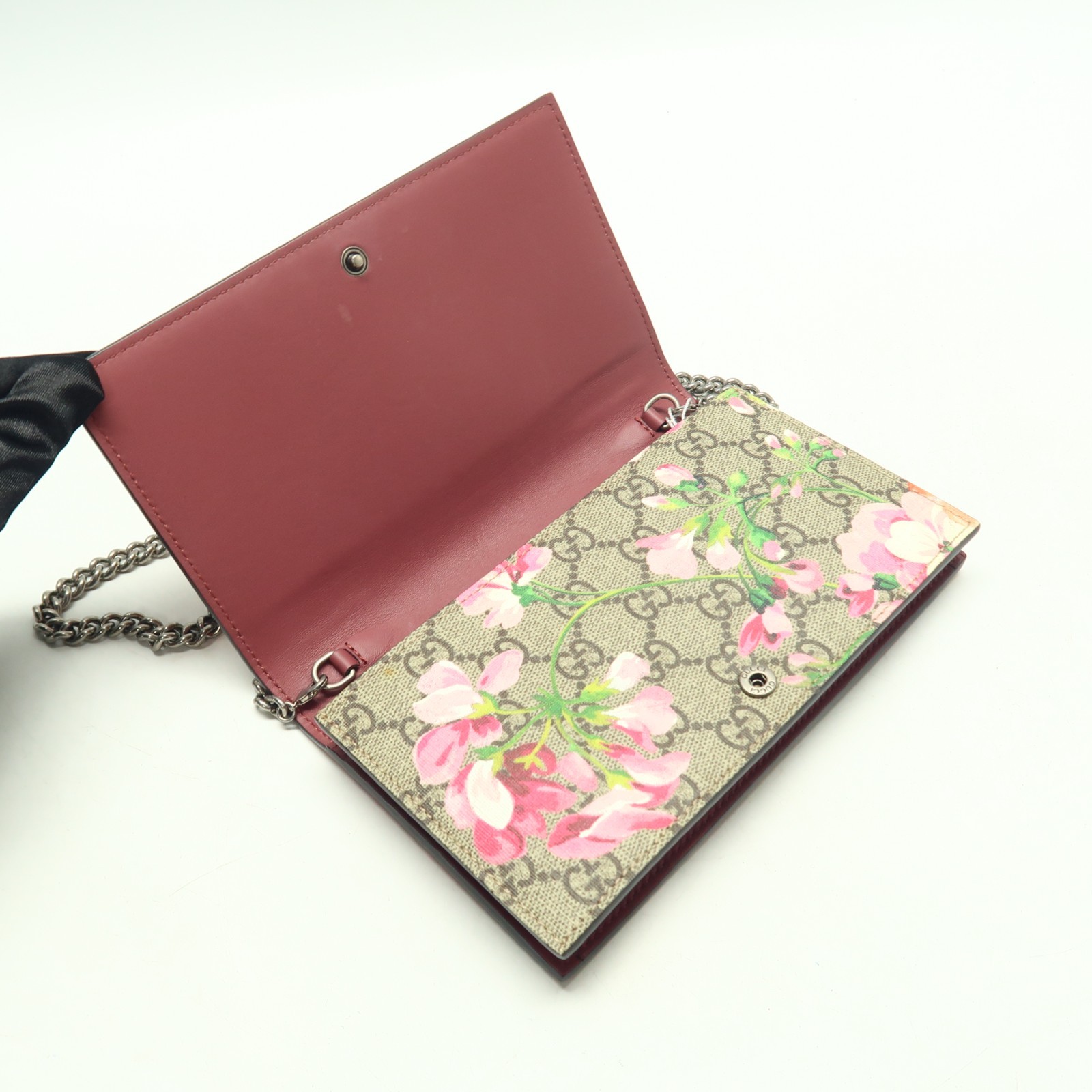 Gucci Blooms WOC Brown GG Supreme Canvas Shoulder Bag T10422747