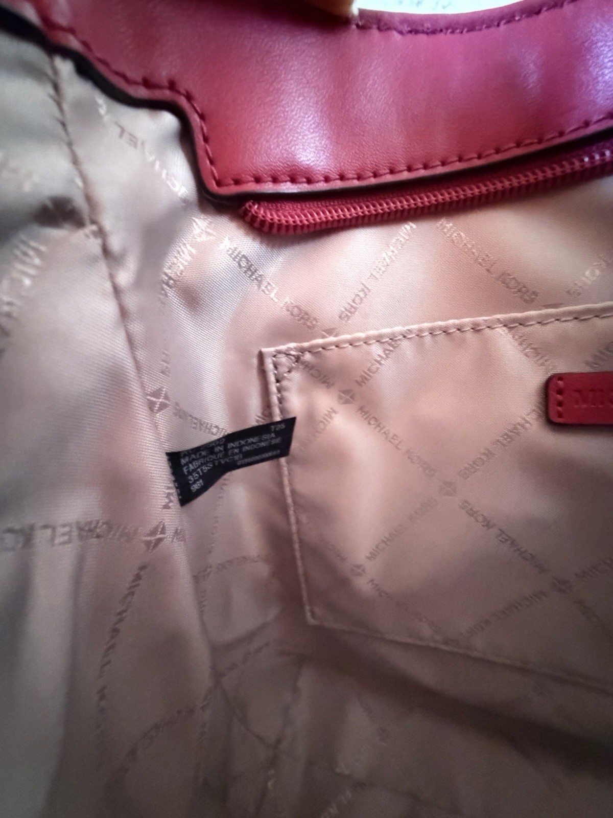Michael Kors Jet Set Travel SM Shoulder Crossbody Bag MK Dark Raspberry Multi