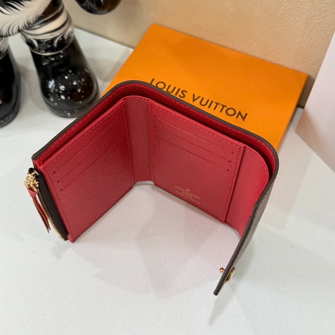 Louis Rosalie Coin Purse – Classic Monogram Envelope Style