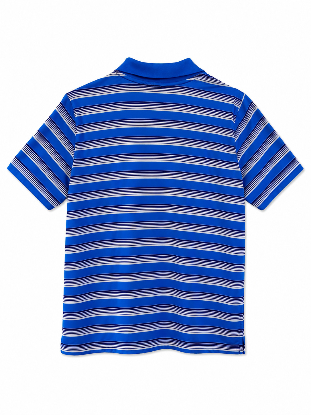 Nike Golf Tour Performance Dri-FIT Polo Shirt Mens Large Blue Striped Golf Shirt