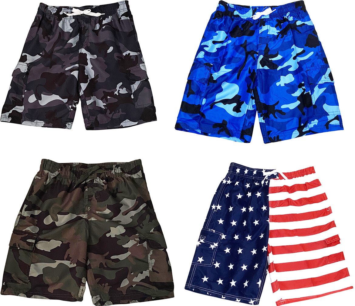 Norty Boys 8 – 20 Swim Trunk Bathing Suit Boardshort Water Short