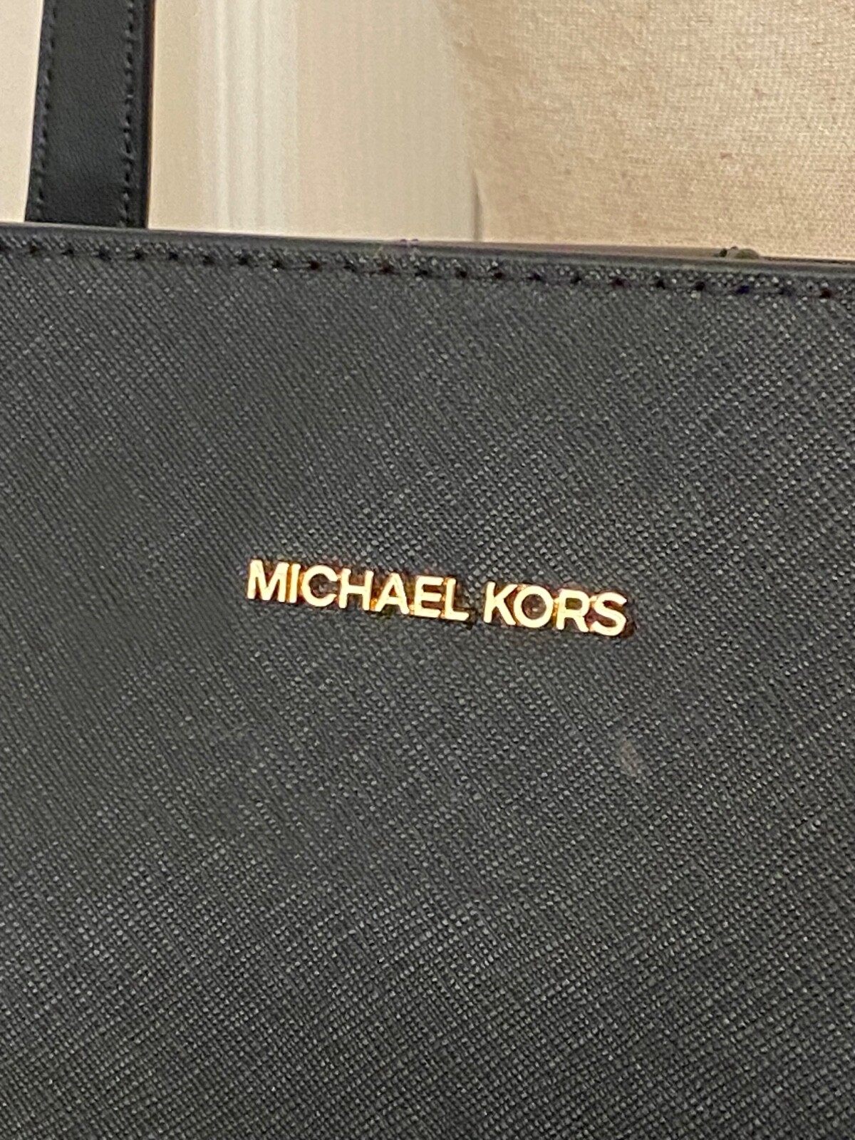NWT $358 MICHAEL KORS Savannah Large BLACK Leather TOTE Hand Bag Purse Laptop
