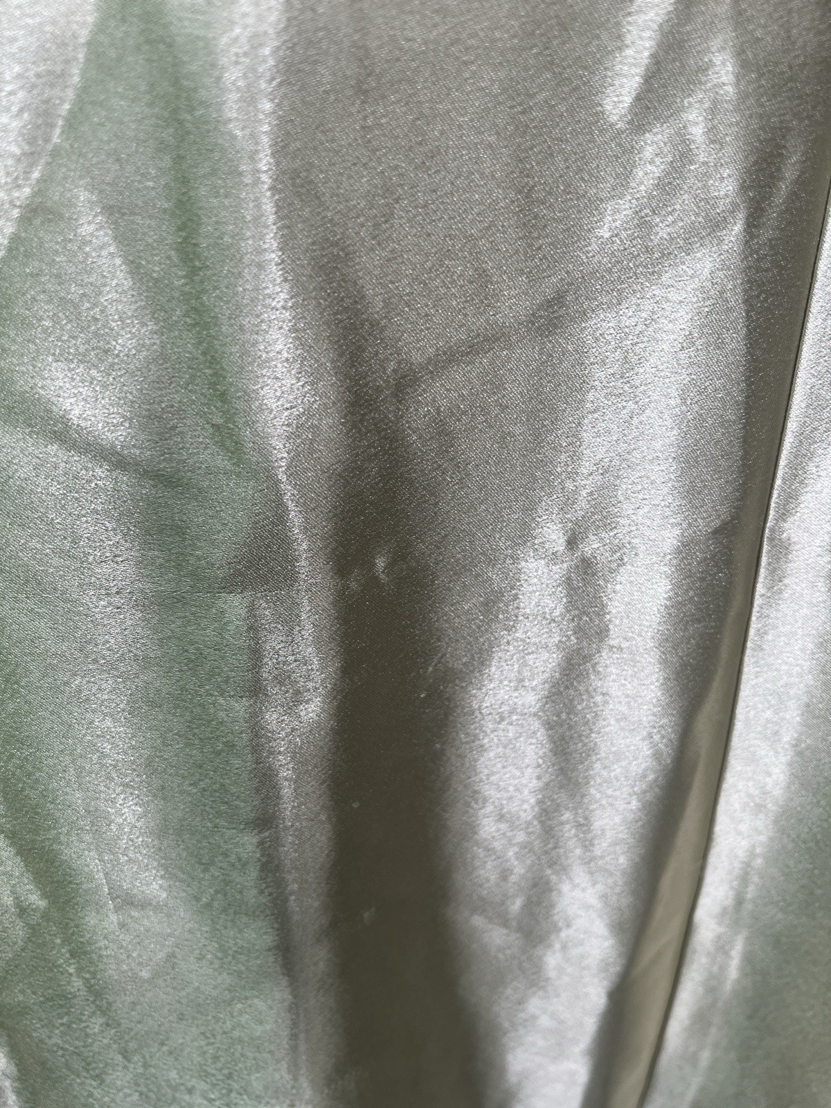 Vintage Y2K Jessica McClintock Apple Green Satin Halter Maxi Gown Fairycore