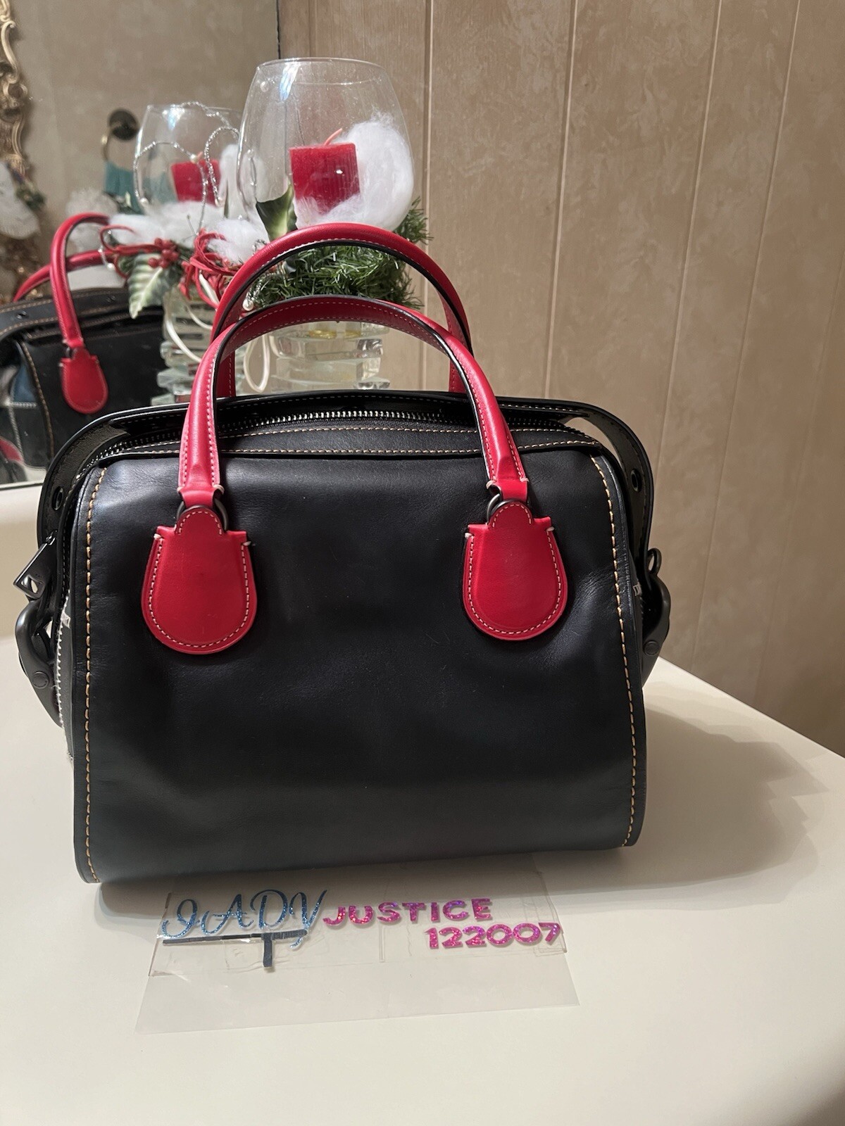 Coach 1941 BADLANDS satchel 25 in b-boy prairie patchwork leather bag 56630