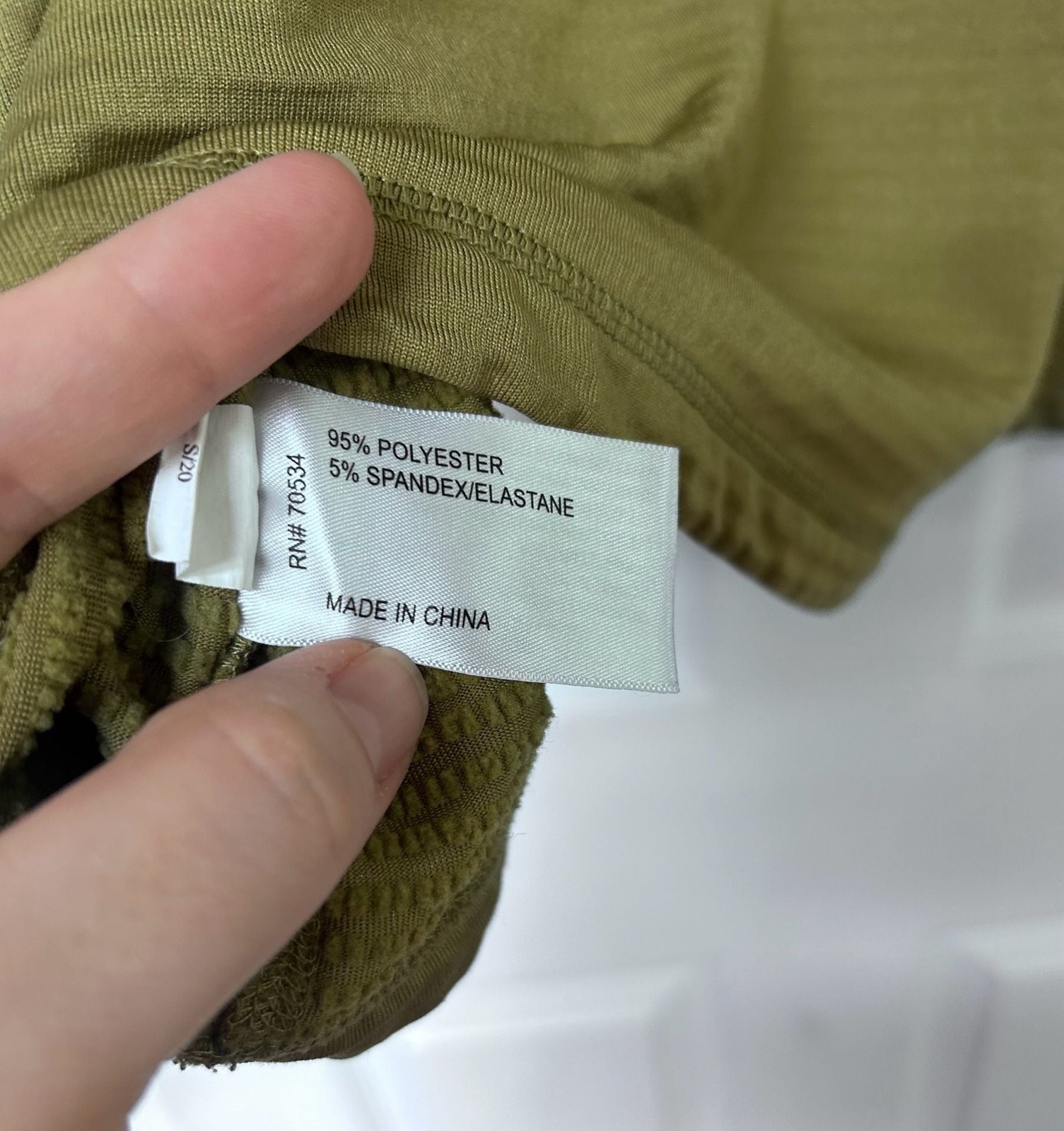 Orvis Grid Fleece Half-Zip Pullover Olive Green