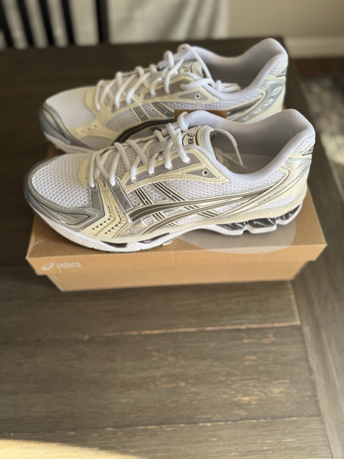 Size 11 – ASICS Gel Kayano 14 White Ivory