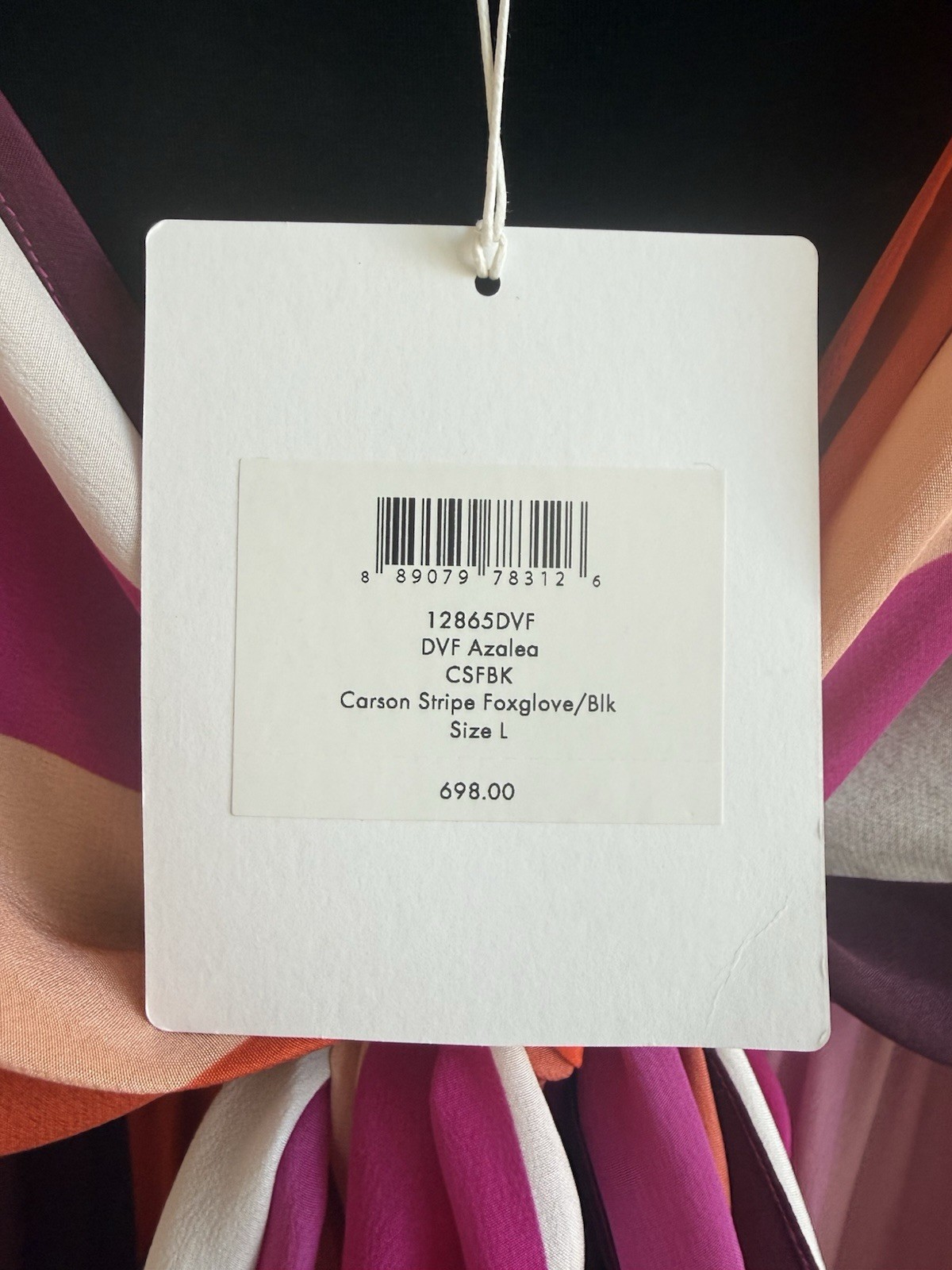 Dianne von Furstenberg Colorful Full Length Summer Dress
