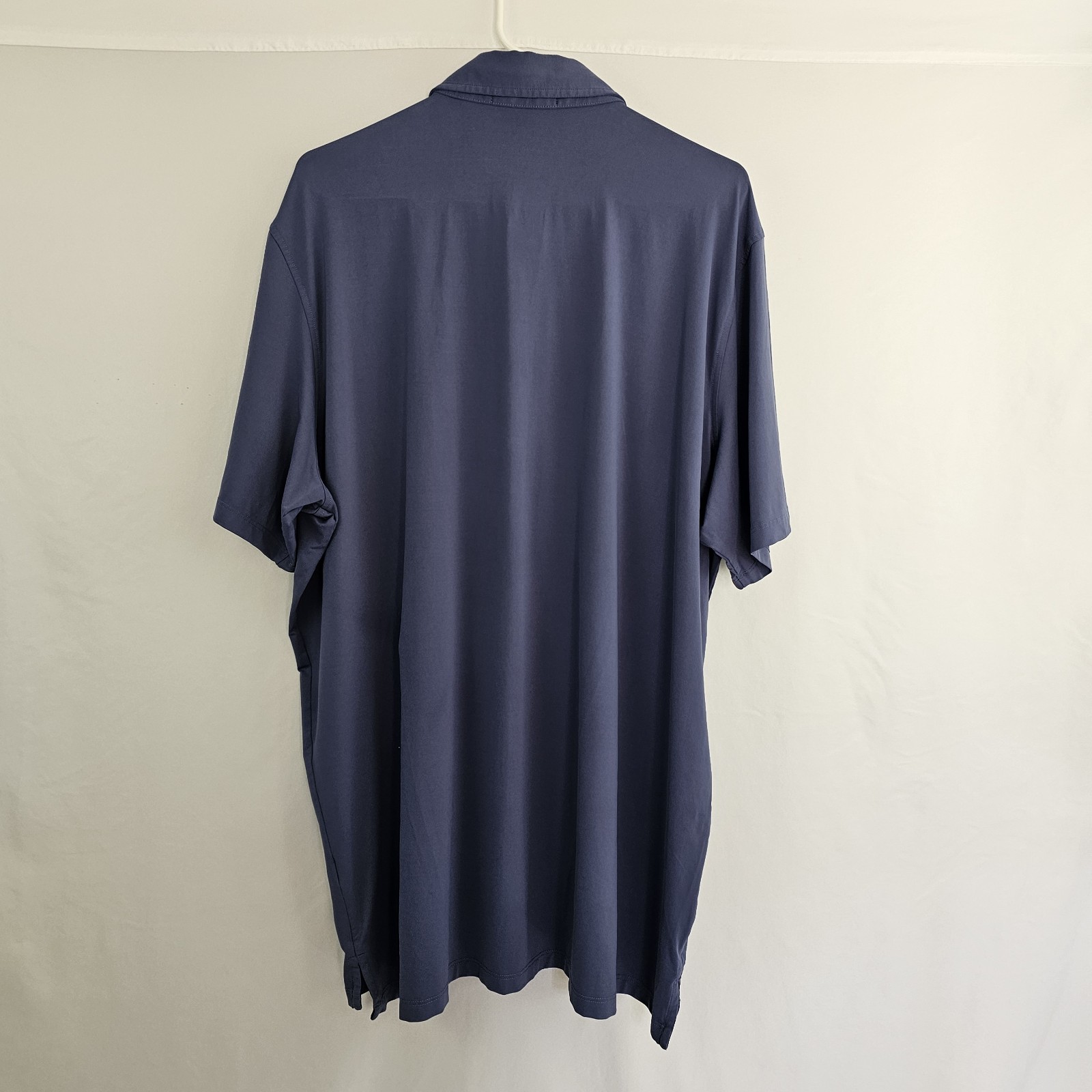 Greyson Golf Polo Shirt Men’s Nylon Stretch Grayish Blue Montclair G.C. 2XL