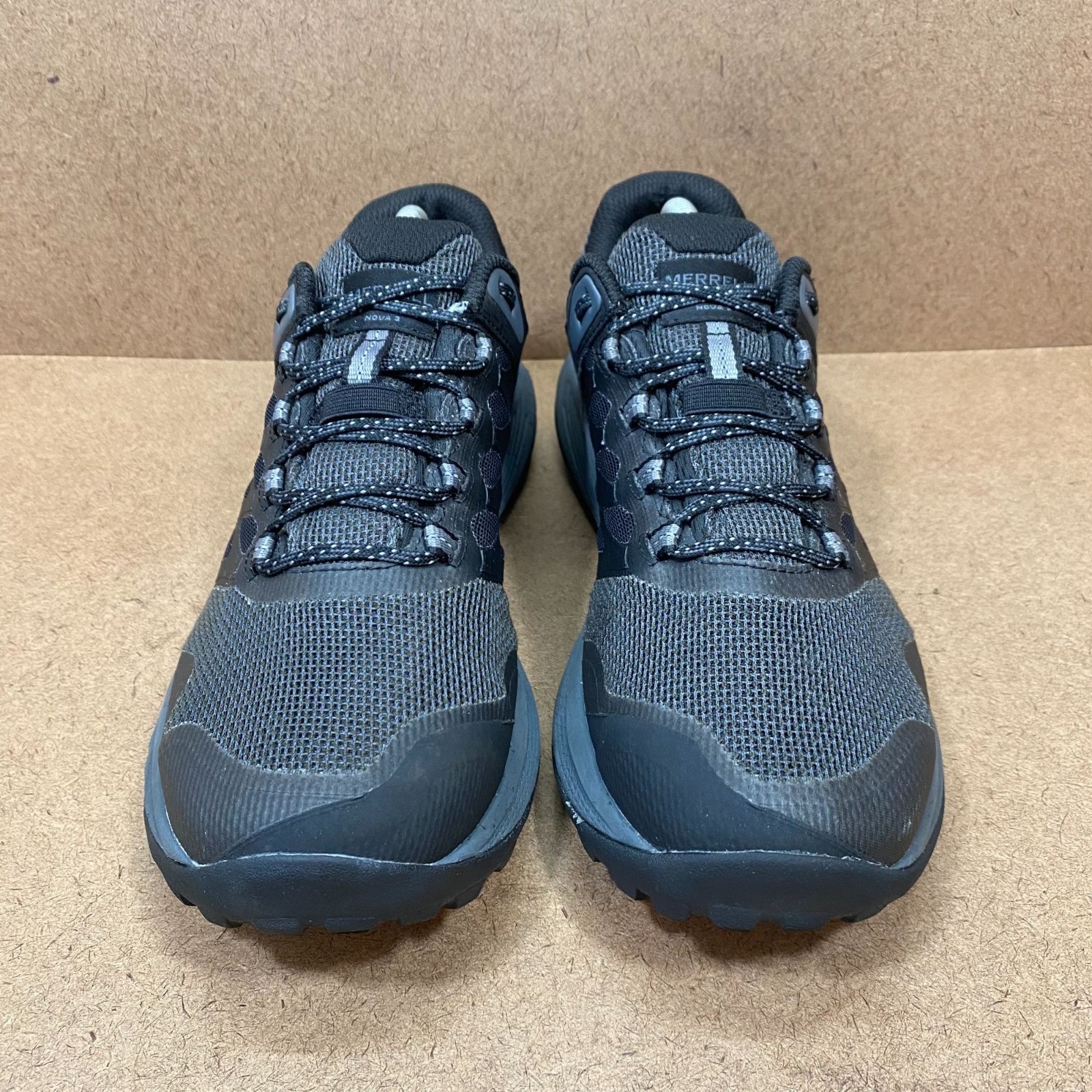 Merrell Mens Nova 3 Gore-Tex Trail Running Shoes Size 10 Black Vibram Sole