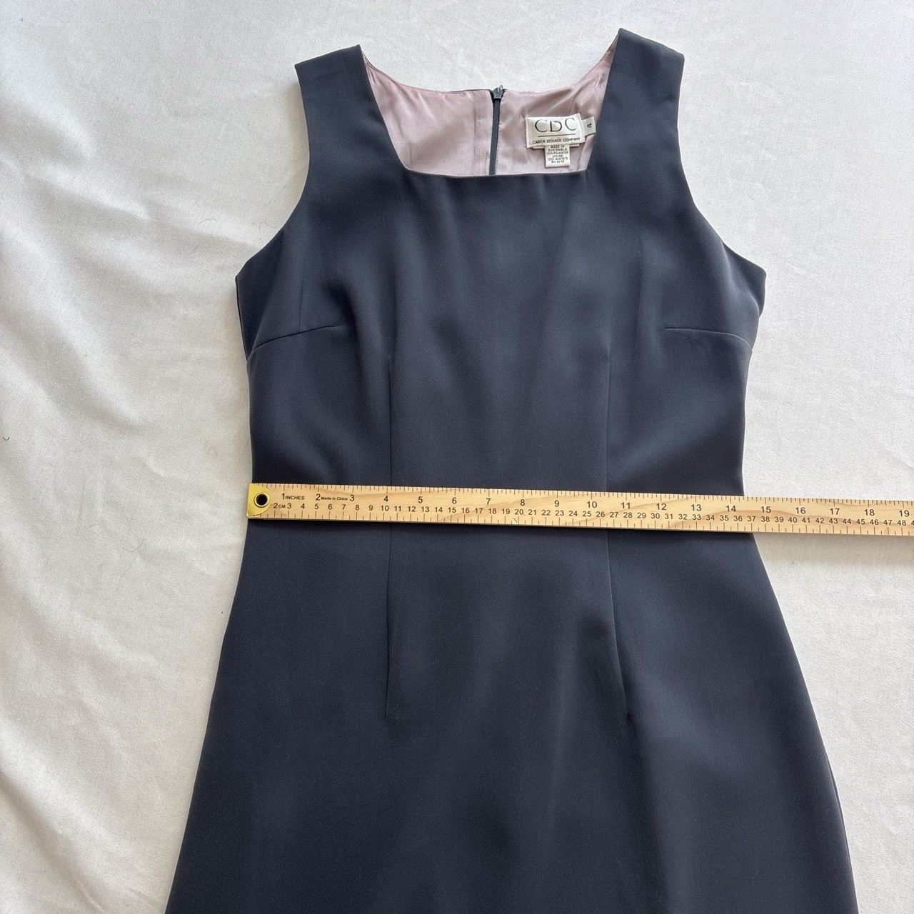 CDC Women’s 4 Black 2-Pc Dress Suit Set Cropped Notch Lapel Lined Jacket