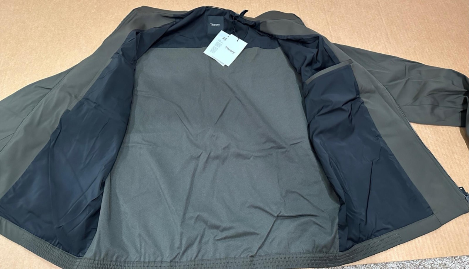 Authentic Men’s Theory Neoteric Tremont Jacket in Kombu Green MSRP $465.00