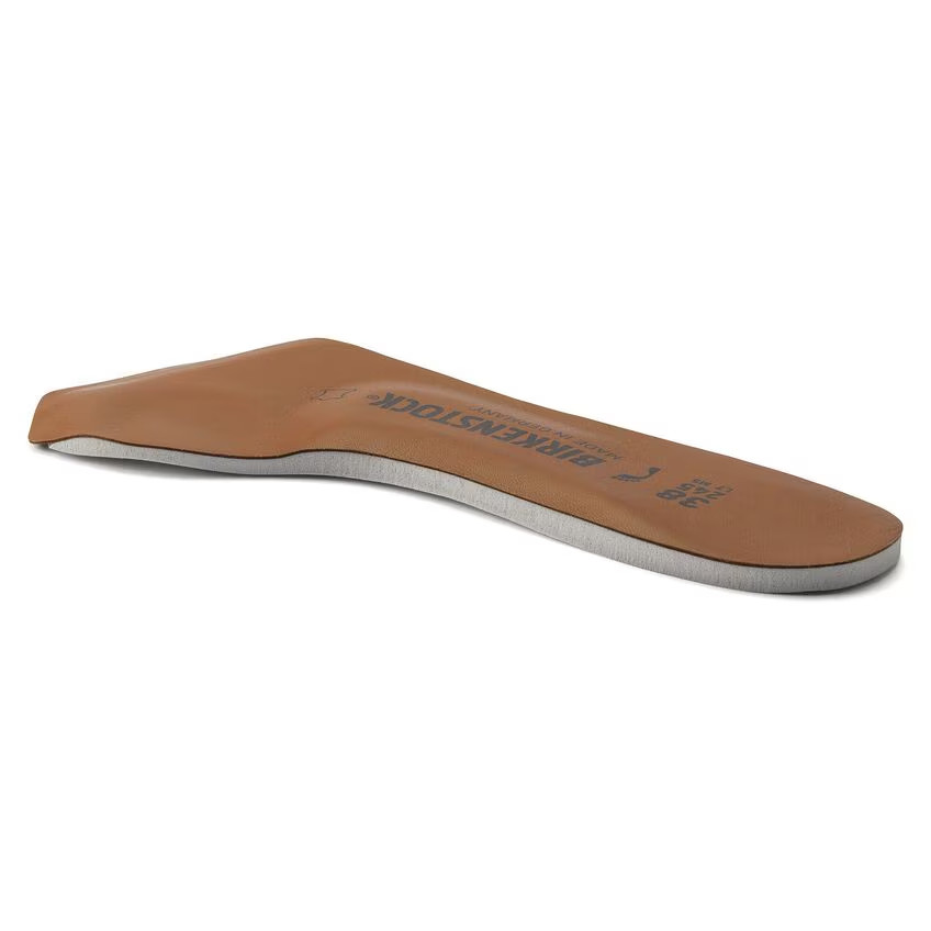 New w/o Box Birkenstock Comfort Toeless Leather Insoles Brown Medium/Narrow