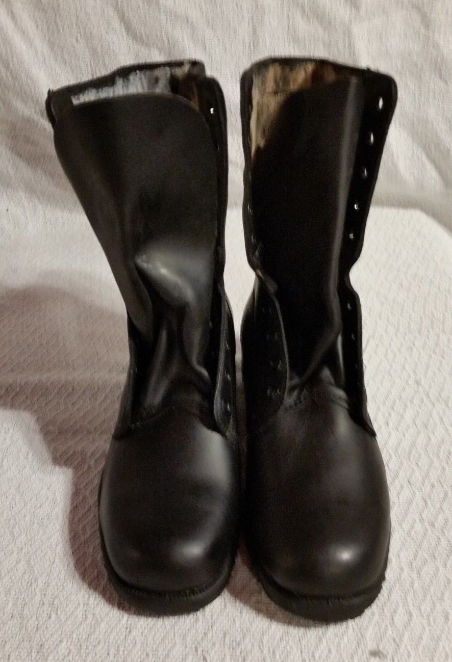 NEW US MILITARY RO-SEARCH BLACK POLISHED LEATHER COMBAT BOOTS ALL SIZES